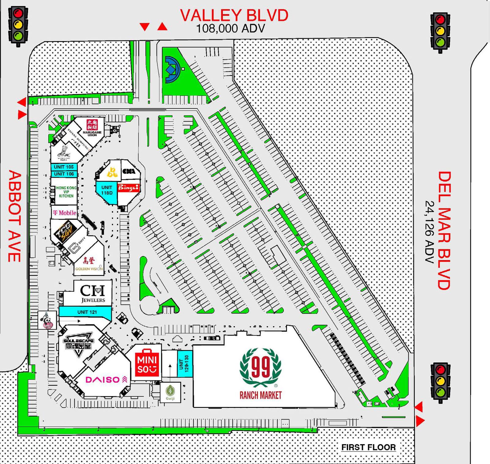 TAWA Gateway first floor site plan