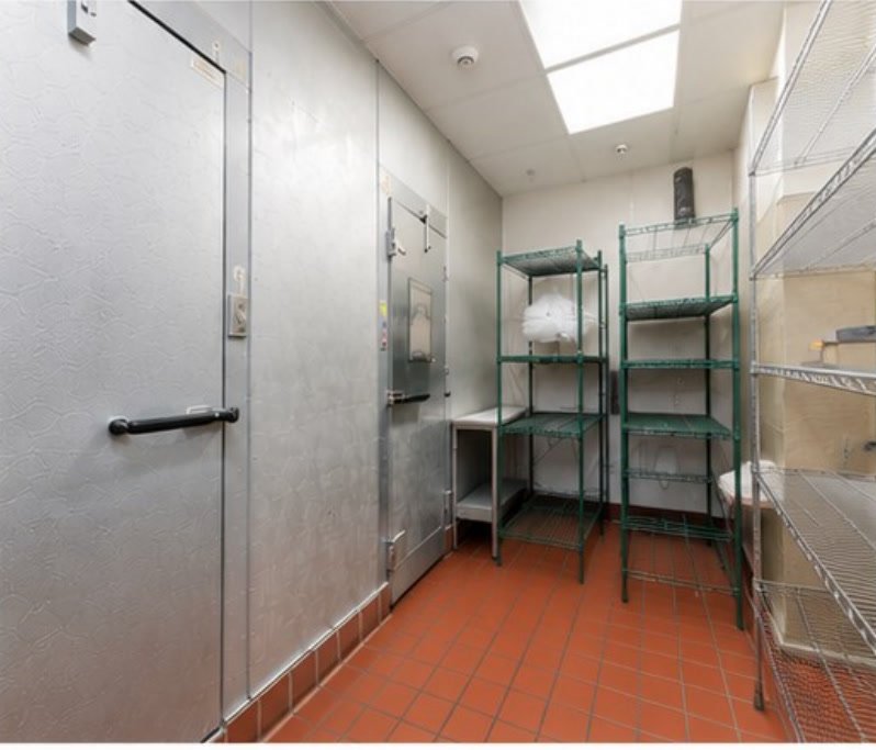 Storage and refrigeration area at Wagyu Master Shabu House